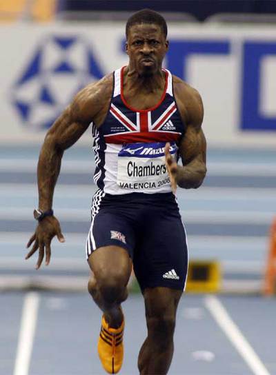Dwain Chambers.
