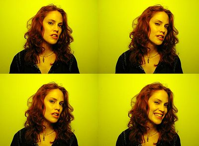 Uno de los cientos de retratos que cuelgan a 264 metros de altura en un edificio de Nueva York.