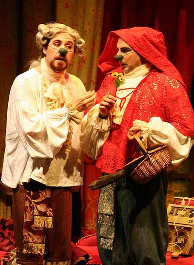 Un momento del espectáculo  Estocolmo , de Síndrome Clown.