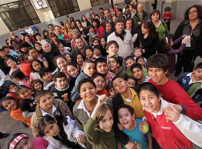 Encerrados en el colegio