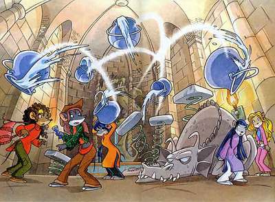 Ilustración del libro Tea Stilton.  El código del dragón 