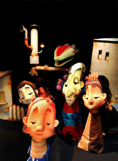 Imagen del espectáculo infantil  La ciudad inventada. 