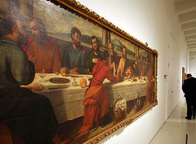  La Última Cena,  de Bonifacio di Pitati.