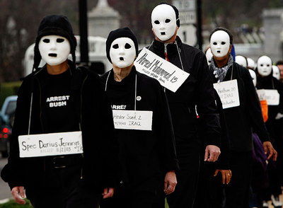 PROTESTAS EN EE UU EN EL QUINTO ANIVERSARIO DE LA INVASIÓN.