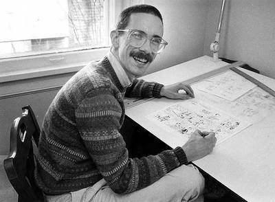 Bill Watterson, el creador de  Calvin y Hobbes,  en una fotografía fechada en 1986.