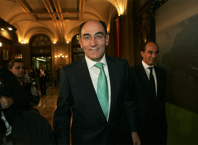 Ignacio Sánchez Galán, presidente de Iberdrola, en un acto en la Bolsa de Madrid.