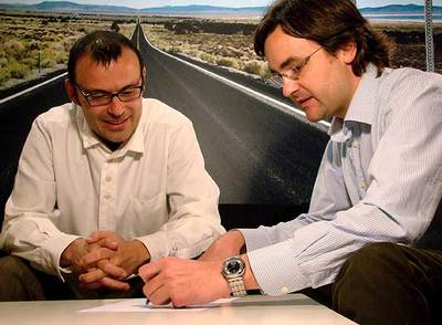 Los fundadores de la consultora WINC, Alex Cabré y Guillermo Martorell, impulsores del  marketing democrático. 