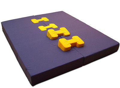 La 'cama-puzzle' que se parte en dos.