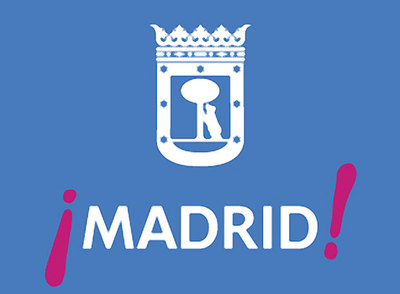La marca utilizada desde hace años por el Ayuntamiento tiene la palabra Madrid entre signos de admiración en un llamativo color fucsia. Cuando se usa de manera institucional lleva por encima el escudo de la capital con el oso y el madroño.
