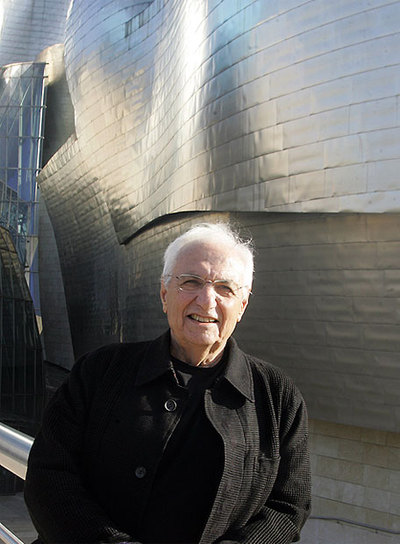 Frank Ghery, en Bilbao.