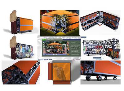 Carrito de diseño para los 'sin techo'