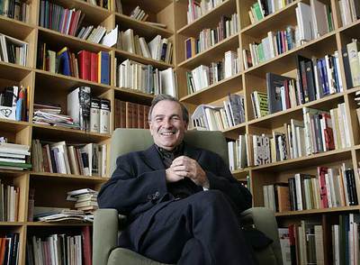 José-Miguel Ullán, en su estudio de Madrid.