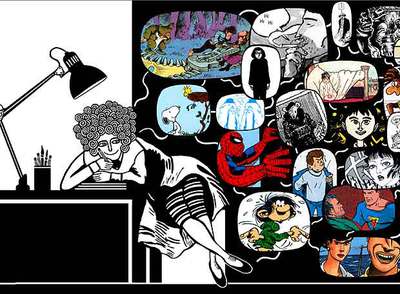 Ilustración de la dibujante libanesa Zeina Abirached, autora de  El juego de las golondrinas,  que publicará próximamente Sins Entido