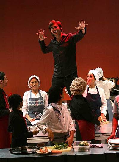 Una imagen de la representación de  Lamar,  en el Teatre El Micalet de Valencia.