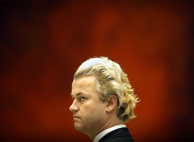 El político holandés populista Geert Wilders, autor de  Fitna. 