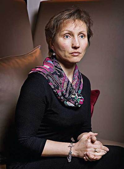 "No tengo miedo. Lo peor ha ocurrido: han asesinado a mi marido"