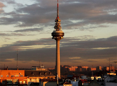 Imagen de Torrespaña, centro de los servicios informativos de TVE.