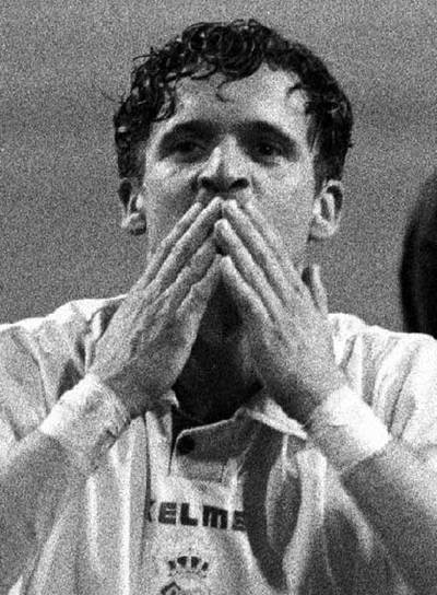 Mijatovic, tras su gol a  la Juve. 