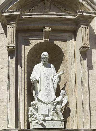 Estatua de Escrivá de Balaguer en la basílica de San Pedro, en Roma.