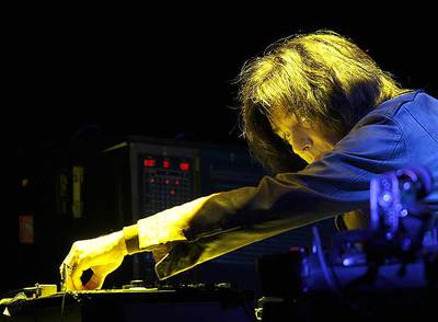 Jean-Michel Jarre, el martes, en el Palacio de Congresos.