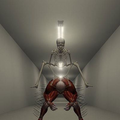 Imagen de la instalación  Exercise Parade  (2001), de Magnus Wallin.