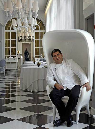 Roncero en La Terraza del Casino, en Madrid.