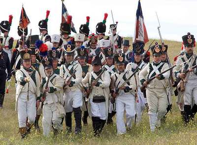 Imagen del rodaje de  El bando de Móstoles: la lucha por la libertad. 