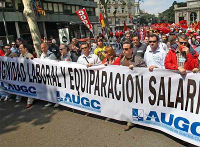 LA AUGC, POR PRIMERA VEZ EN LA FIESTA DE LOS TRABAJADORES