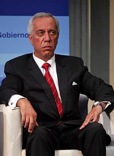 David Taguas, en la Bolsa de Madrid en abril de 2007.