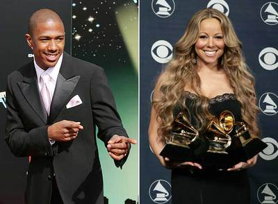 Nick Cannon y Mariah Carey.