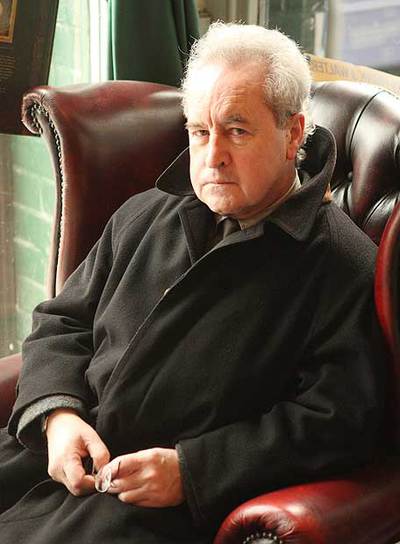 John Banville, autor de  El otro nombre de Laura,  que firma con su seudónimo Benjamin Black, en Dublín el mes pasado.