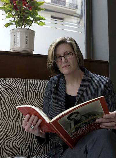 Kristen Lubben, conservadora del ICP, ayer en Barcelona.