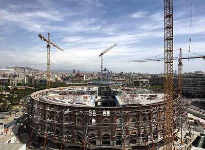 El lento avance del complejo lúdico y comercial de Las Arenas