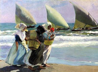  Las tres velas , una de las obras capitales de Joaquín Sorolla, adjudicada en Nueva York por 4,5 millones de dólares.