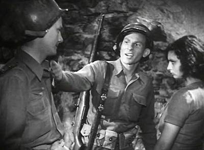 Fotograma de la película  Camarada,  de Rossellini.