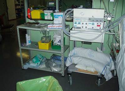 La facilidad de la bacteria  acinetobacter   para colonizar y sobrevivir en cualquier superficie es una de sus principales características. Las almohadas, pequeños botes y demás material apilado y desordenado sobre espacios difíciles de limpiar facilitan su expansión. Estas fotos fueron tomadas en la UCI del 12 de Octubre a finales de 2006.