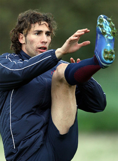 Cuéllar, durante un entrenamiento.