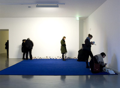  Tapis de lecture  (2007), de Dominique Gonzalez-Foerster, en la exposición  Expodrome,  el año pasado en París.