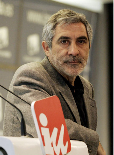 El coordinador general de IU, Gaspar Llamazares.