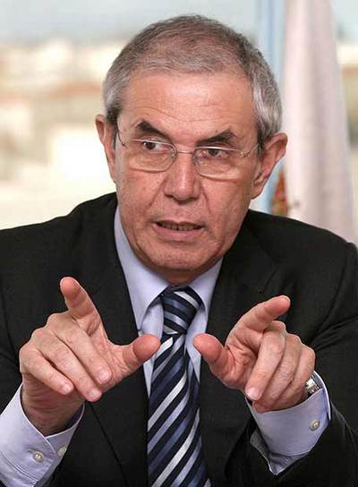 El presidente de la Xunta, Emilio Pérez Touriño.