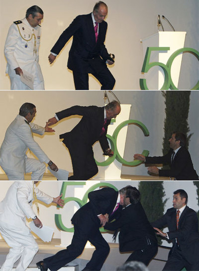 El Rey tropieza en los premios del Círculo de Economía