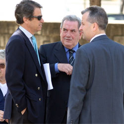 José Ignacio Rodrigo (izquierda) fue absuelto al prescribir el delito de tráfico de influencia.