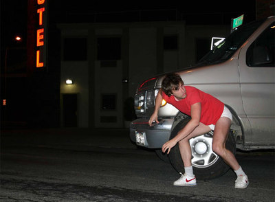 Fotograma de  The puffy chair,  de los hermanos Duplass.