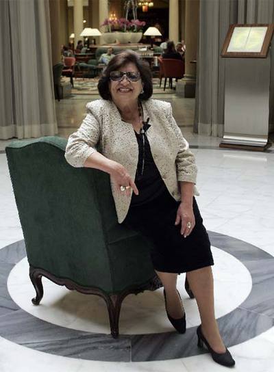 La poeta Pilar Paz Pasamar, ayer en Madrid.