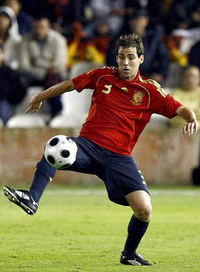 Fernando Navarro, en el partido amistoso del miércoles.