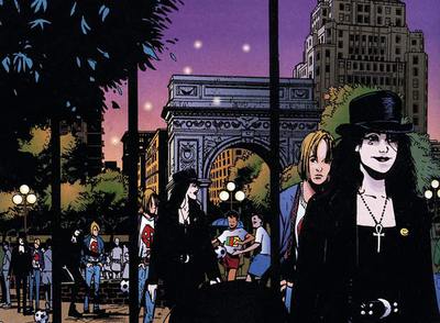 Sandman es Orfeo, el rey de los sueños. Se dice que está inspirado en Robert Smith.