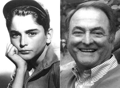 Bob Anderson, en  ¡Qué bello es vivir!  A la derecha, en 1995.