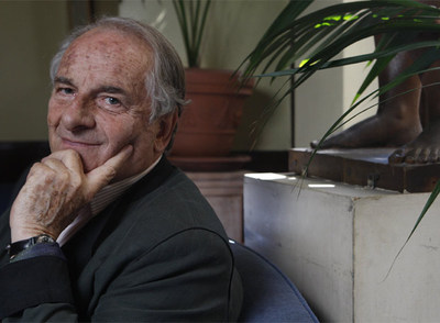 El escritor francés Dominique Lapierre, ayer en el Círculo de Bellas Artes de Madrid.