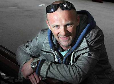 El escritor noruego Jo Nesbo, autor de  Petirrojo,  retratado en Barcelona.