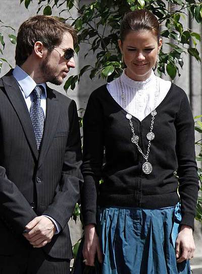 Manuel Martos y Amelia Bono.